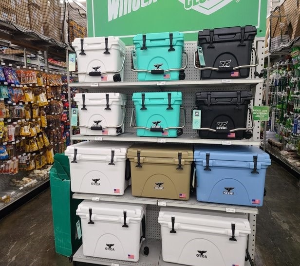 Category Management Orca Cooler Set in Store