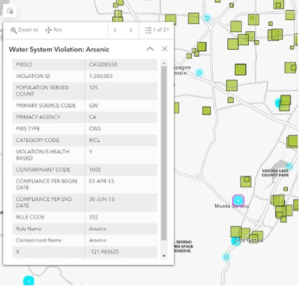 Tapping into Data at the Ace Hardware Convention Water System Violation MapDash