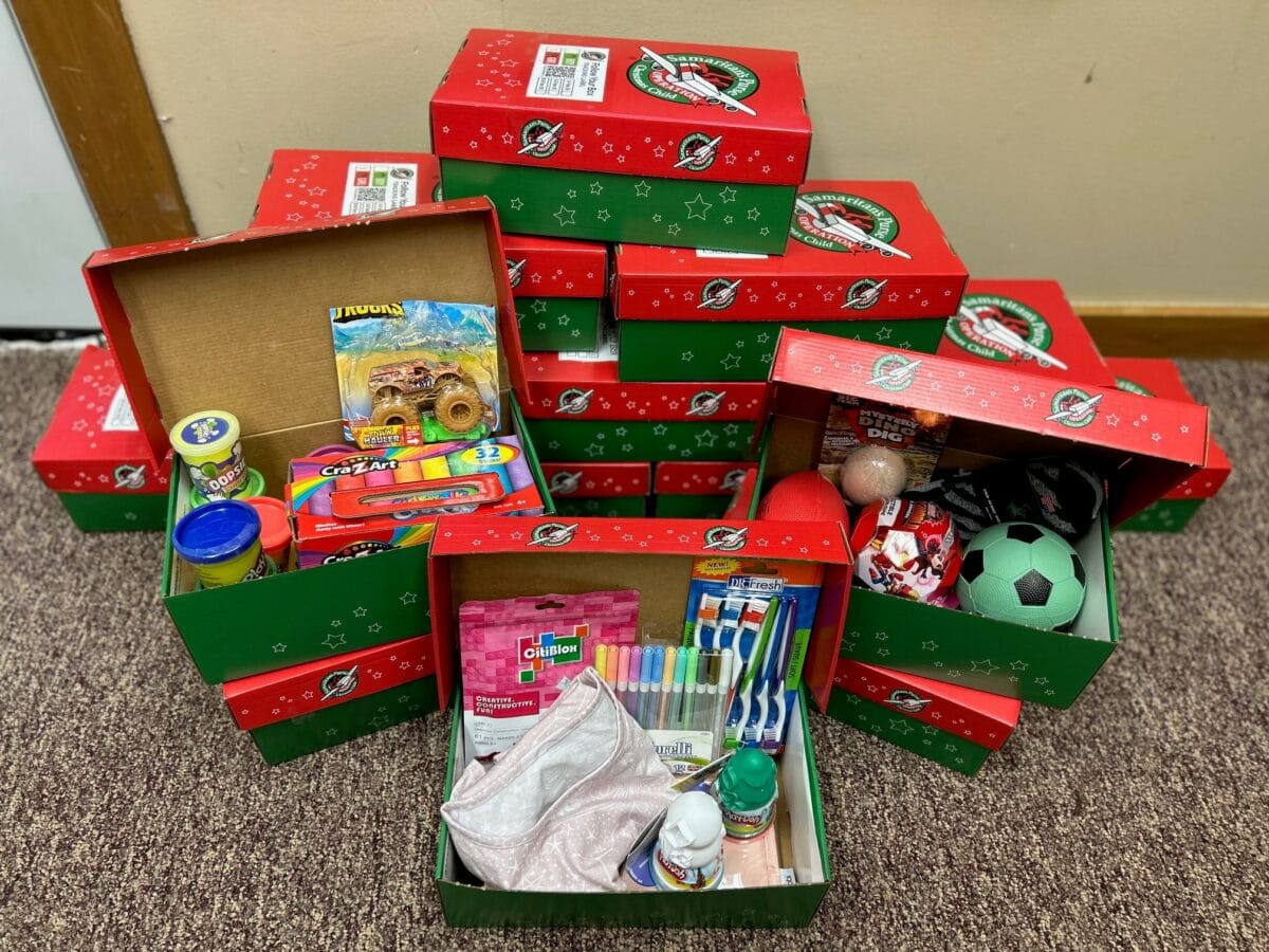 Operation Christmas Child Donation Boxes