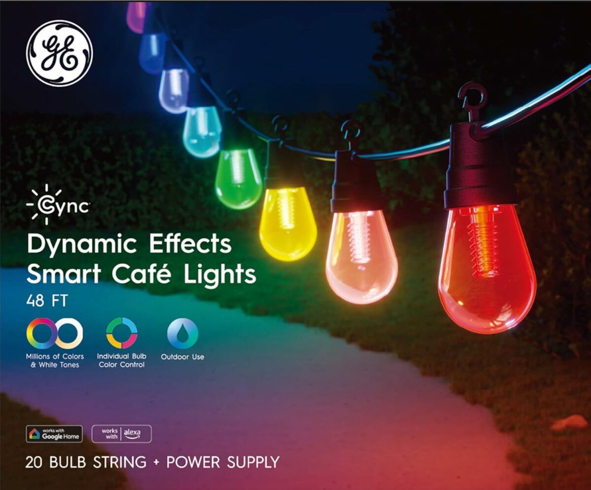 GE Cync Dynamic Effects Smart Cafe Lights Mother's Day Gift Idea 2025